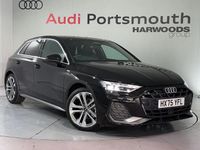 Used Audi A3 S-Line 150 HP (110 kW) 2025 Black Hatchback