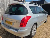 Begagnad Peugeot 308 Active 114 HK (83 kW) 2014 Silver Kombi
