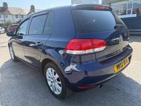 Used VW Golf VII Match 2012 Blue Hatchback