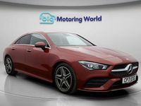 Used Mercedes CLA200 AMG line 163 HP (119 kW) 2021 Red Coupe