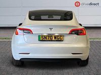 Used Tesla Model 3 Standard Range 239 kW (325 HP) 2020 White Sedan
