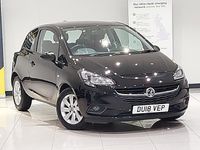 Used Vauxhall Corsa Design Edition 75 HP (55 kW) 2018 Black Hatchback