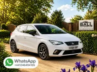 Used Seat Ibiza XCELLENCE Lux 115 HP (84 kW) 2018 White Hatchback