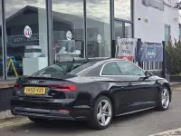 Used Audi A5 S-Line 190 HP (139 kW) 2018 Black Coupe