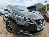 Used Nissan Leaf 110 kW (150 HP) 2018 Black Hatchback