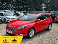 Used Ford Focus Titanium 125 HP (91 kW) 2015 Red Estate