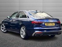 Used Audi A4 S-Line 163 HP (119 kW) 2021 Navarra blue Sedan