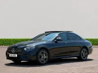 Used Mercedes E300 AMG line 2021 Black Sedan