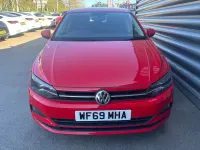 Used VW Polo SE 95 HP (69 kW) 2019 Red Hatchback