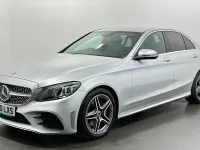 Used Mercedes C200 AMG Line Premium 160 HP (117 kW) 2019 Silver Sedan