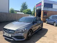 Used Mercedes CLA200 AMG line 136 HP (100 kW) 2017 Grey Estate