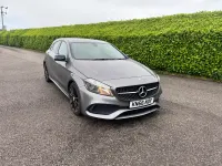 Used Mercedes A200 AMG line 136 HP (100 kW) 2016 Grey Hatchback