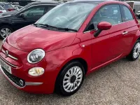 Used Fiat 500 Lounge 69 HP (50 kW) 2018 Red Hatchback