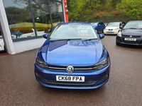 Begagnad VW Polo SE 75 HK (55 kW) 2018 Blå Halvkombi