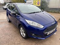 Used Ford Fiesta Zetec 2017 Blue Hatchback