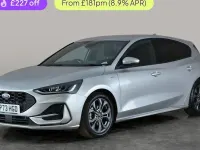 Begagnad Ford Focus ST-Line 125 HK (91 kW) 2023 Silver Halvkombi