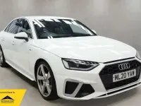 Used Audi A4 S-Line 150 HP (110 kW) 2020 White Sedan