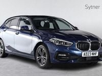 Used BMW 118 Sport Line 134 HP (98 kW) 2023 Blue Hatchback