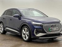 Used Audi Q4 e-tron S-Line 150 kW (204 HP) 2022 Blue SUV