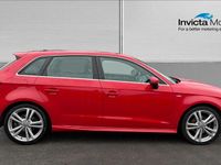 Used Audi A3 S-Line 150 HP (110 kW) 2019 Tango red Sedan