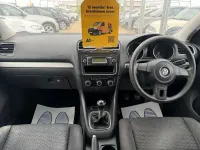 Used VW Golf VI S 100 HP (73 kW) 2009 Blue Hatchback