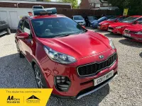 Used Kia Sportage GT-Line 177 HP (130 kW) 2017 Red SUV