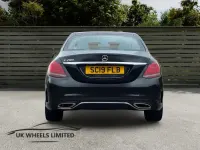 Used Mercedes C200 AMG line 2019 Black Sedan