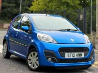 Used Peugeot 107 Active 68 HP (50 kW) 2012 Blue Hatchback