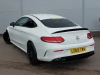 Used Mercedes C200 AMG line 184 HP (135 kW) 2019 White Coupe