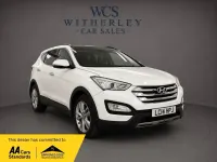 Used Hyundai Santa Fe Premium SE 194 HP (142 kW) 2014 White SUV
