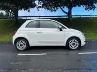Used Fiat 500 Lounge 69 HP (50 kW) 2017 White Hatchback