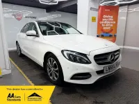 Używany Mercedes C200 Premium 2015 Biały Sedan/Limuzyna