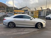 Used Mercedes CLA180 AMG line 136 HP (100 kW) 2021 Silver Sedan