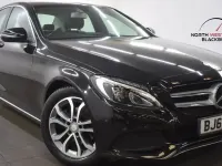 Used Mercedes C200 136 HP (100 kW) 2015 Black Sedan