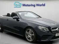 Used Mercedes E220 AMG line 194 HP (142 kW) 2021 Blue Cabriolet