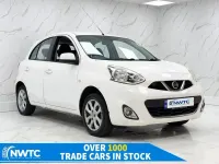 Used Nissan Micra Acenta 80 HP (58 kW) 2015 White Hatchback