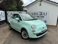 Used Fiat 500 Lounge 69 HP (50 kW) 2014 Green Hatchback