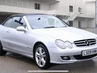 Used Mercedes CLK200 Avantgarde 2009 Silver Cabriolet