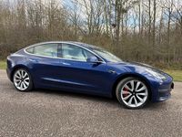 Used Tesla Model 3 Performance 250 kW (340 HP) 2019 Blue Sedan