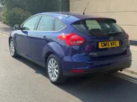 Used Ford Focus Titanium 125 HP (91 kW) 2015 Blue Hatchback