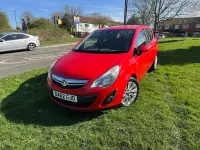 Used Vauxhall Corsa 95 HP (69 kW) 2012 Red Hatchback