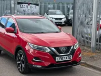 Used Nissan Qashqai Tekna 110 HP (80 kW) 2017 Red SUV