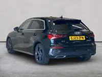 Used Audi A3 Sportback S-Line 110 HP (80 kW) 2023 Black Hatchback