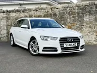 Used Audi A6 S-Line 190 HP (139 kW) 2018 White Estate