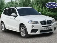 Used BMW X3 M Sport 184 HP (135 kW) 2012 White SUV