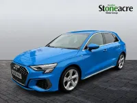 Used Audi A3 S-Line 150 HP (110 kW) 2020 Blue Sedan