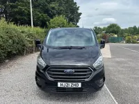 Used Ford Transit Custom Limited 130 HP (95 kW) 2021 Black Van