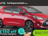 Used Toyota Yaris Design 99 HP (72 kW) 2016 Red Hatchback