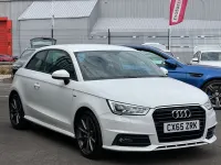Used Audi A1 S-Line 116 HP (85 kW) 2015 White Hatchback