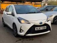 Used Toyota Yaris 2017 White Hatchback